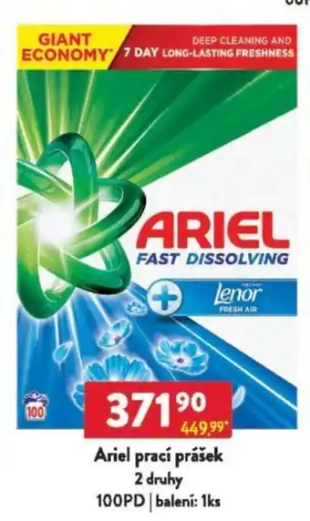 Qanto Ariel prací prášek nabídka