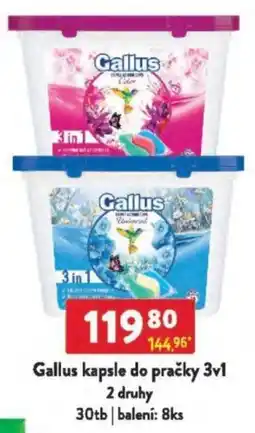 Qanto Gallus kapsle do pračky 3v1 nabídka