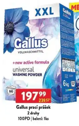 Qanto Gallus prací prášek nabídka
