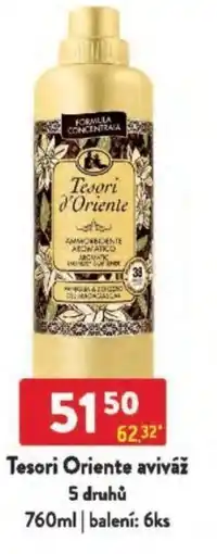 Qanto Tesori Oriente aviváž nabídka