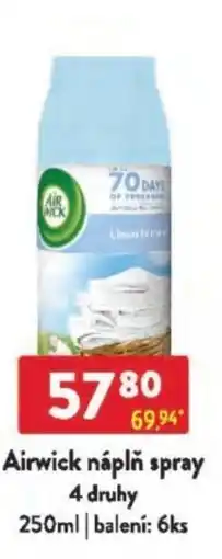 Qanto Airwick náplň spray nabídka