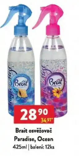 Qanto Brait osvěžovač Paradise, Ocean nabídka