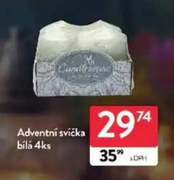 Qanto Adventní svíčka bílá nabídka