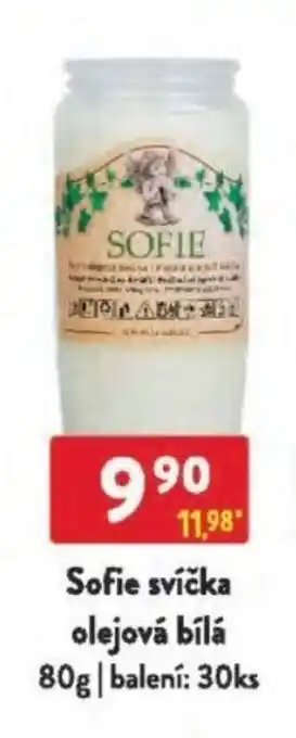 Qanto Sofie svíčka olejová bílá nabídka
