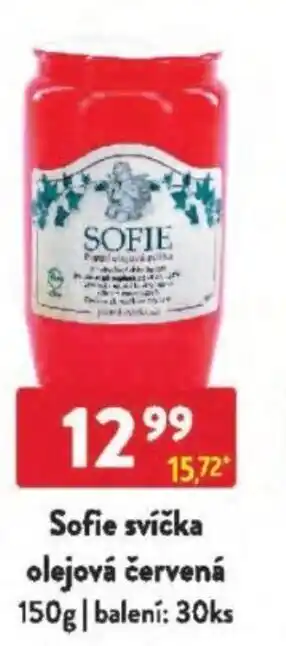 Qanto Sofie svíčka olejová červená nabídka
