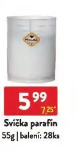 Qanto Svíčka parafin nabídka