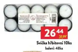 Qanto Svíčka hřbitovní nabídka