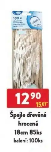 Qanto Špejle dřevěná hrocená nabídka
