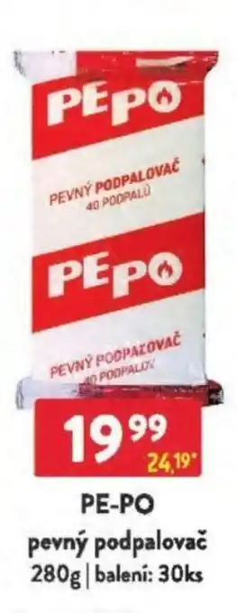 Qanto PE-PO pevný podpalovač nabídka