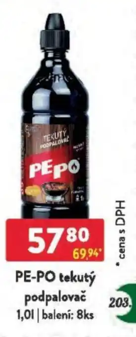 Qanto PE-PO tekutý podpalovač nabídka