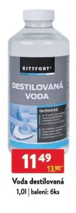 Qanto Voda destilovaná nabídka