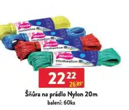 Qanto Šňůra na prádlo Nylon nabídka