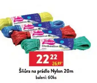 Qanto Šňůra na prádlo Nylon nabídka