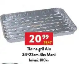 Qanto Tác na gril Alu 34×22cm 4ks Moni nabídka