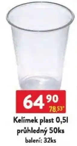 Qanto Kelímek plast průhledný 50 ks nabídka