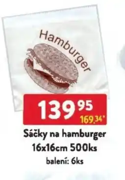 Qanto Sáčky na hamburger nabídka