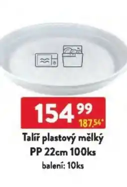 Qanto Talíř plastový mělký PP nabídka
