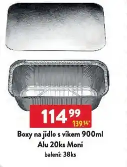 Qanto Boxy na jídlo s víkem Alu 20ks Moni nabídka
