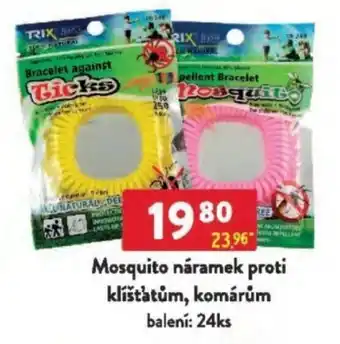 Qanto Mosquito náramek proti klíšťatům, komárům nabídka
