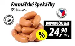 ZEMAN Farmářské špekáčky nabídka