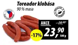ZEMAN Toreador klobása nabídka