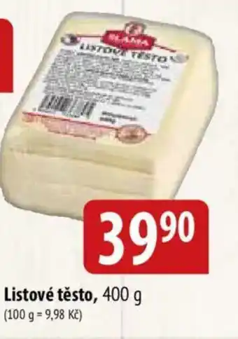 Bala Listové těsto nabídka