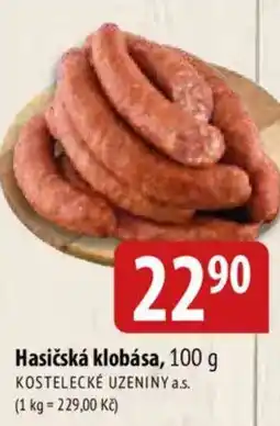 Bala Hasičská klobása nabídka