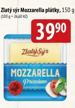 Bala Zlatý sýr Mozzarella plátky nabídka