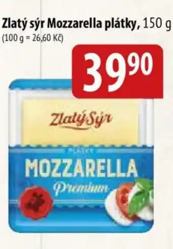 Bala Zlatý sýr Mozzarella plátky nabídka