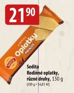 Bala Sedita Rodinné oplatky nabídka