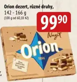 Bala Orion dezert nabídka