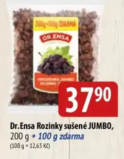 Bala Dr.Ensa Rozinky sušené Jumbo nabídka