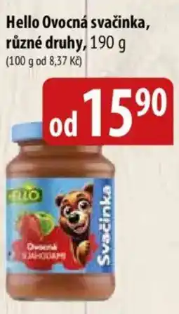 Bala Hello Ovocná svačinka nabídka