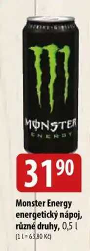 Bala Monster Energy energetický nápoj nabídka