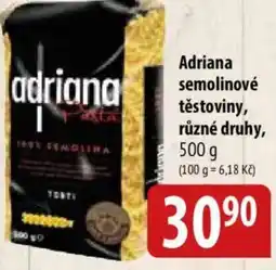 Bala Adriana semolinové těstoviny nabídka