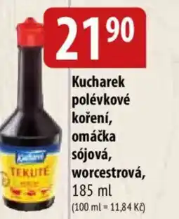 Bala Kucharek polévkové koření, omáčka sójová, worcestrová nabídka