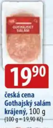 Bala Česká cena Gothajský salám krájený nabídka