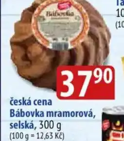 Bala Česká cena Bábovka mramorová,selska nabídka