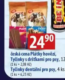Bala Česká cena Plátky hovězí, Tyčinky s drštkami pro psy nabídka
