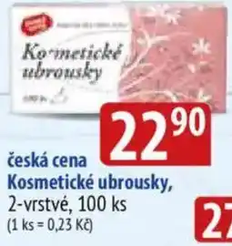 Bala Česká cena Kosmetické ubrousky nabídka
