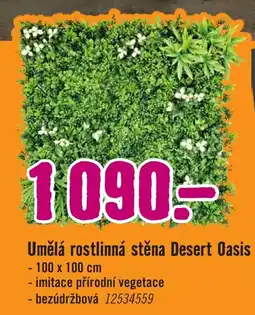 Hornbach Umělá rostlinná stěna Desert Oasis nabídka