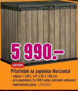 Hornbach Přístřešek na popelnice Horizontal nabídka