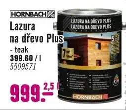 Hornbach Lazura na dřevo Plus nabídka