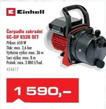 Čerpadlo zahradní GC-GP 6538 SET