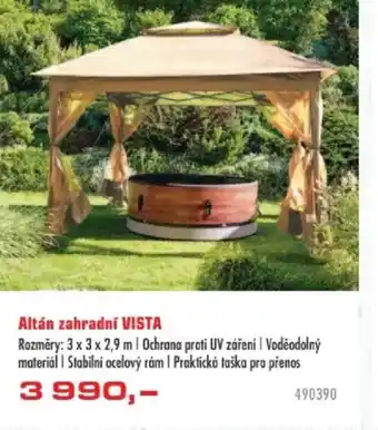 Altán zahradní VISTA