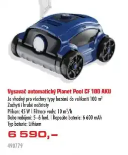 Uni Hobby Vysavač automatický Planet Pool CF 100 AKU nabídka