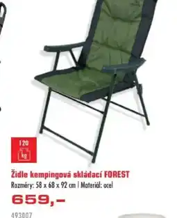 Uni Hobby Židle kempingová skládací FOREST nabídka