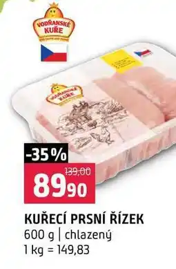 Terno KUŘECÍ PRSNÍ ŘÍZEK 600 g chlazený nabídka
