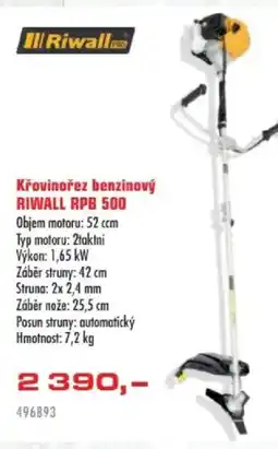 Uni Hobby Křovinořez benzinový RIWALL RPB 500 nabídka
