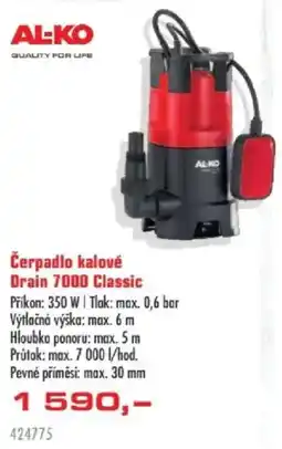 Uni Hobby Čerpadlo kalové Drain 7000 Classic nabídka